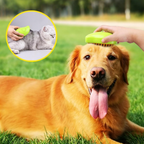 Elektryczna Szczotka Parowa z Mgiełką dla Psa i Kota – Masaż i Pielęgnacja Sierści 3w1