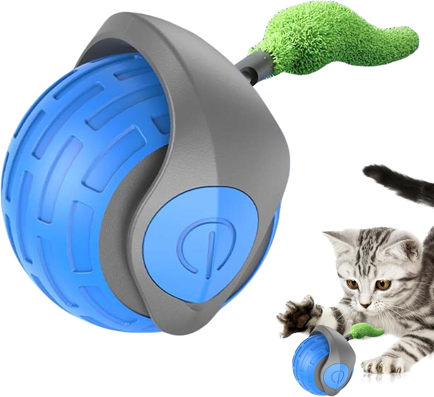 Bzikula - uciekająca piłka dla kota.